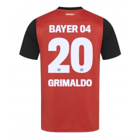 Bayer Leverkusen Alejandro Grimaldo #20 Hemmakläder 2024-25 Kortärmad